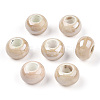 Glazed Porcelain Rondelle Beads PORC-Q219-13x9-F13-3