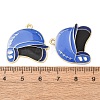 Baseball Alloy Enamel Pendants AL-CBA2679-07B-G02-3