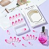 ABS Plastic Full Cover Press On False Nails DIY-CJC0006-12B-6