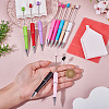 10Pcs 10 Colors ABS Plastic Nail Art Rhinestones Pickers Beadable Pens DIY-TA0014-97-6