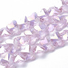 Electroplate Glass Beads EGLA-Q091-14mm-B17-1