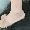 925 Thai Sterling Silver Anklets AJEW-BB60883-A-3