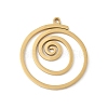 304 Stainless Steel Pendants STAS-G355-08A-G-1