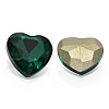 Faceted Heart Glass Pointed Back Rhinestone Cabochons RGLA-A020-10x10mm-S02-2