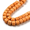 Natural Agate Beads Strands G-M422-A01-02O-5