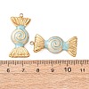 304 Stainless Steel Enamel Pendants SA-CBAD609-05G-03-2