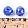 Electroplate Round Glass Beads Strands EGLA-T029-07D-3