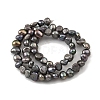Dyed Natural Cultured Freshwater Pearl Beads Strands PEAR-A006-01B-X-3