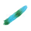 Gradient Color Baking Paint Glass Bead Strands DGLA-A039-T6mm-A018-1