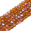 Electroplate Glass Beads Strands EGLA-A044-T3mm-L04-1