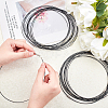 Unicraftale Stainless Steel Wire Necklace Cord DIY Jewelry Making TWIR-UN0001-03A-24-3