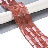 Cherry Quartz Glass Beads Strands G-M420-M05-02-2