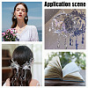 80Pcs Iron Hollow Butterfly Pendants IFIN-NB0001-68-5