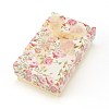 Flower Pattern Cardboard Jewelry Packaging Box CBOX-L007-003C-1