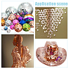 200Pcs Self-adhesive Acrylic Mirror Rhinestone FIND-WR0012-09-5