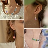 1 Strand Flat Round Handmade Millefiori Glass Beads Strands LK-YW0001-10A-7