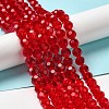 Transparent Glass Beads X-EGLA-A035-T10mm-D01-2
