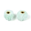 Imitation Rabbit Hair European Beads FIND-WH0126-574R-2