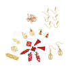 15Pcs Chinese Character Alloy Links Connectors & Pendants DIY-YW0001-91-3
