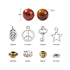 280Pcs 8 Styles 8mm Gemstone Beads Chakra Yoga Healing Stone Kits G-LS0001-02B-4