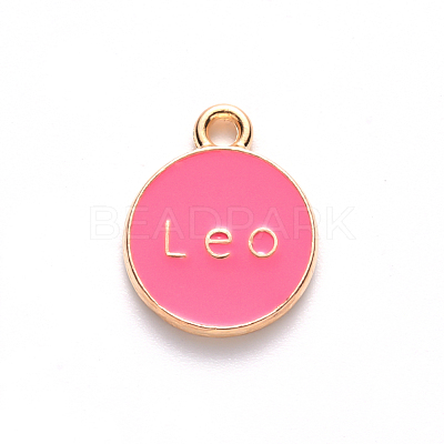 Alloy Enamel Pendants ENAM-S124-01B-03G-1