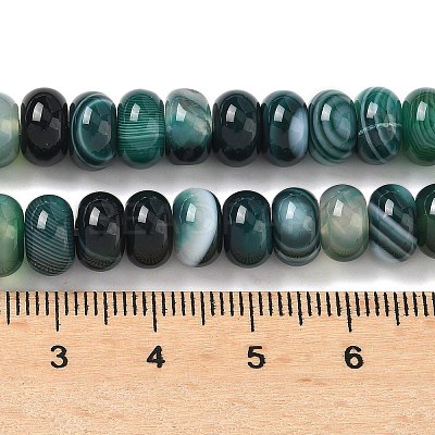 Natural Banded Agate Beads Strands G-F790-I01-01R-1