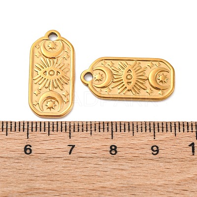 Ion Plating(IP) 304 Stainless Steel Pendants STAS-E182-10G-1