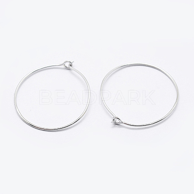 925 Sterling Silver Earring Hoop STER-K167-066S-1