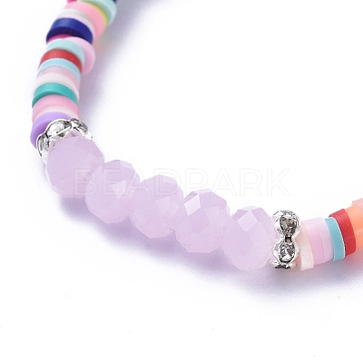 Kids Stretch Bracelets BJEW-JB05194-05-1