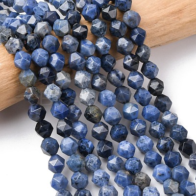 Natural Dumortierite Quartz Beads Strands G-F523-17-6mm-1