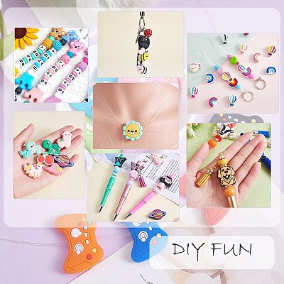 10Pcs Silicone Beads JX754A-1