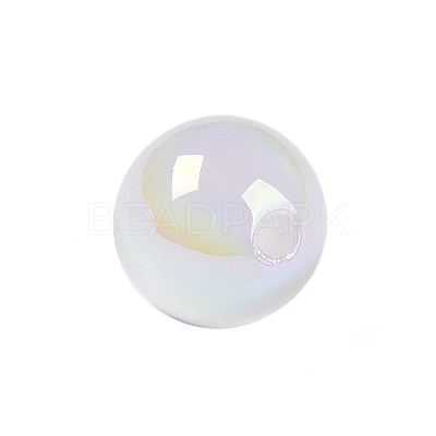Rainbow Iridescent Plating Acrylic Beads FIND-B077-01A-1