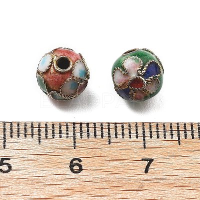 Handmade Cloisonne Beads CLB-Q002-14A-1