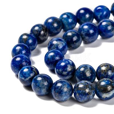 Natural Lapis Lazuli Bead Strands X-G-G953-01-8mm-1