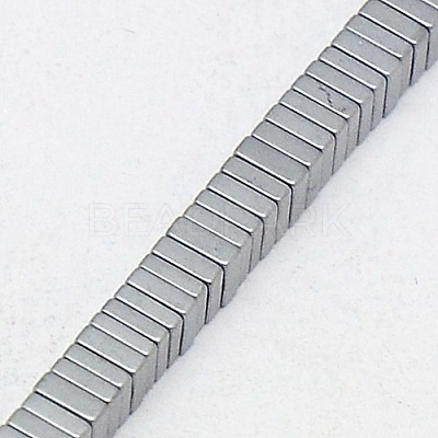 Electroplate Non-magnetic Synthetic Hematite Heishi Beads Strands G-J171B-2x2mm-02-1