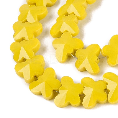 Opaque Glass Beads Strands GLAA-Q118-01B-C01-1