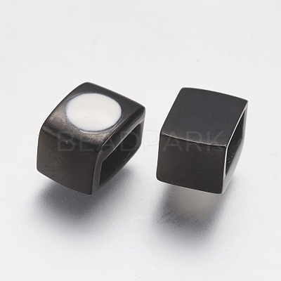304 Stainless Steel Enamel Slide Charms STAS-I097-076B-1
