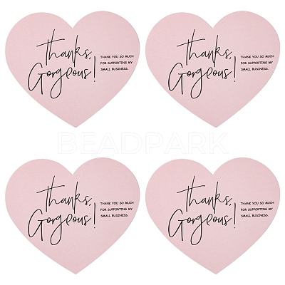 1 Bag Coated Paper Thank You Greeting Card DIY-FS0007-87-1