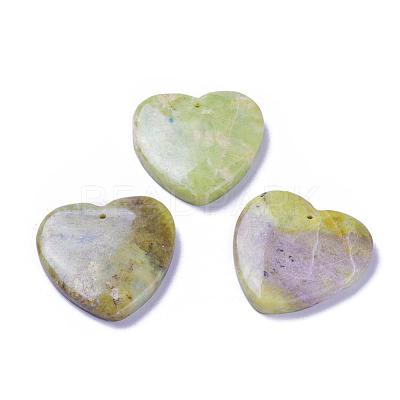 Natural Peridot Pendants G-E464-30-1