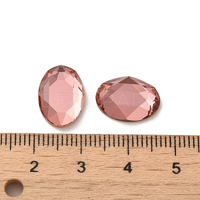 Glass Rhinestone Cabochons RGLA-P037-13A-D-1