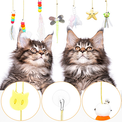 7Pcs 7 Styles Plush Toy AJEW-GO0001-15-1