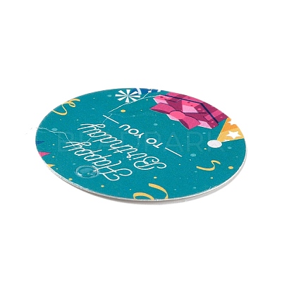 Happy Birthay Kraft Paper Gift Tags DIY-D056-01E-1