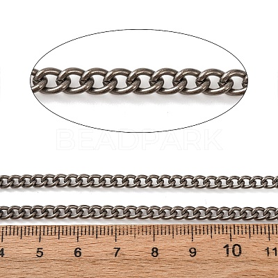 Titanium Curb Chains CHS-A021-01A-1