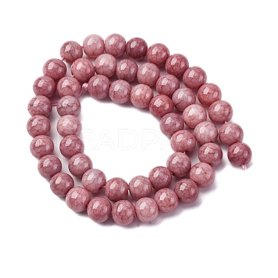 Ombre Effect Dyed Glass Beads Strands GLAA-T031-01O-1