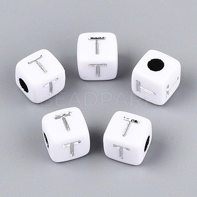 Opaque Acrylic Beads SACR-T035-03T-1