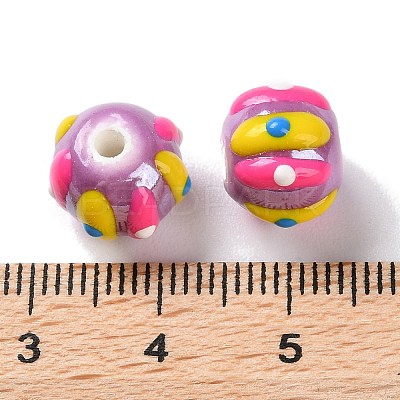 Handmade Porcelain Beads Strands PORC-L078-01K-1