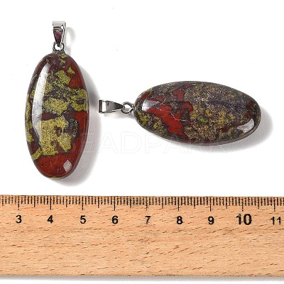 Natural Dragon Blood Pendants GG-CBACB71-01P-14-1