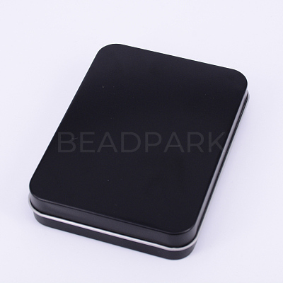 Tinplate Storage Box CON-WH0073-34-1