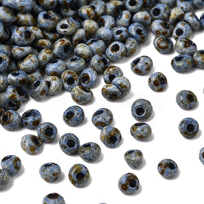 Opaque Glass Beads GL-CBA31A4-01G-1