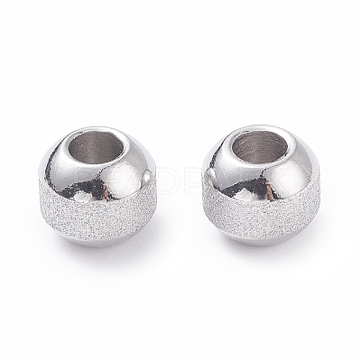 Non-Tarnish Textured 304 Stainless Steel Beads LS-STAS-P306-01C-P-1
